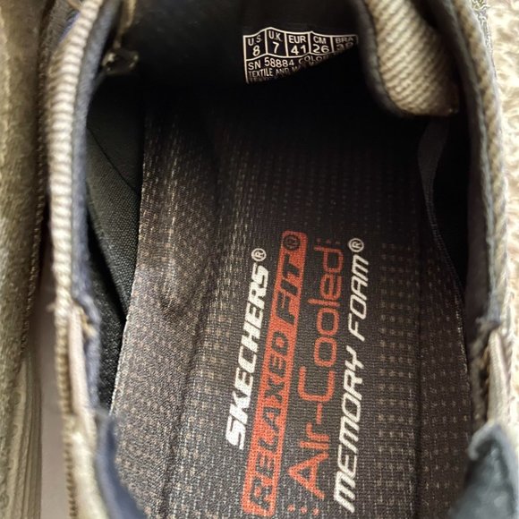 NEW Skecher Men's Melson Memory Foam Slip-on Loafer Shoes Brown, Size 8 (NIB) - Picture 8 of 13